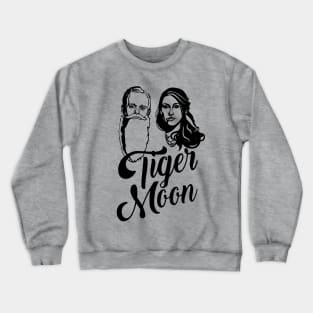 Tiger Moon - Black Duo Crewneck Sweatshirt